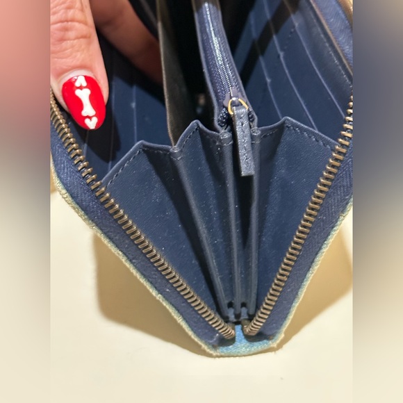 Gucci GG Zip Around Denim Marmont Wallet - Picture 7 of 14